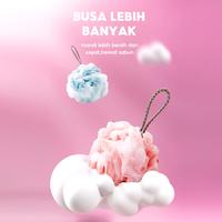 Gambar OHSOME - Alba Sol Bath ball Shower Puff Loofahs Blue | Pink Busa - Pink dari OHSOME Homeliving Kab. Bekasi 3 Tokopedia