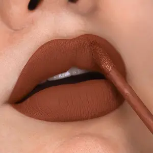 ( Per 1 Pcs  ) Lipcream Matte Nude / Maron Lipcream  Lipcream Waterproof Lipmatte