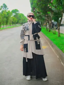 Oneset Rok HELENA by Numiaa Fashion I Setelan Baju Linen Simple Casual  by Numiaa Fashion