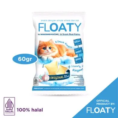 FLOATY SNACK ORIGINAL RASA AYAM BAWANG 60 GR Camilan