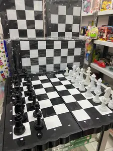 Papan Catur Plastik Ukuran Besar XL JUMBO dan Ukuran M Kecil MINI - Chess Board Games