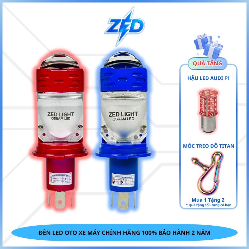   Chuẩn Hãng ZEDLIGHT  Đèn Pha LED Bi Cầu V30 Ultra - 65W Bản Cao Cấp Trợ Pha Laser - 12 24V ĐiệnBình Chân H4 - Bảo Hành 2 Năm - Phụ Tùng ÔTô Xe Máy 