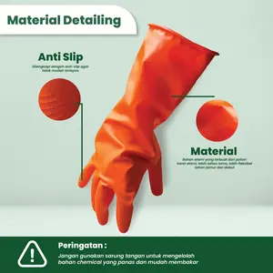 Sarung Tangan Karet Latex Reekin Multipurpose