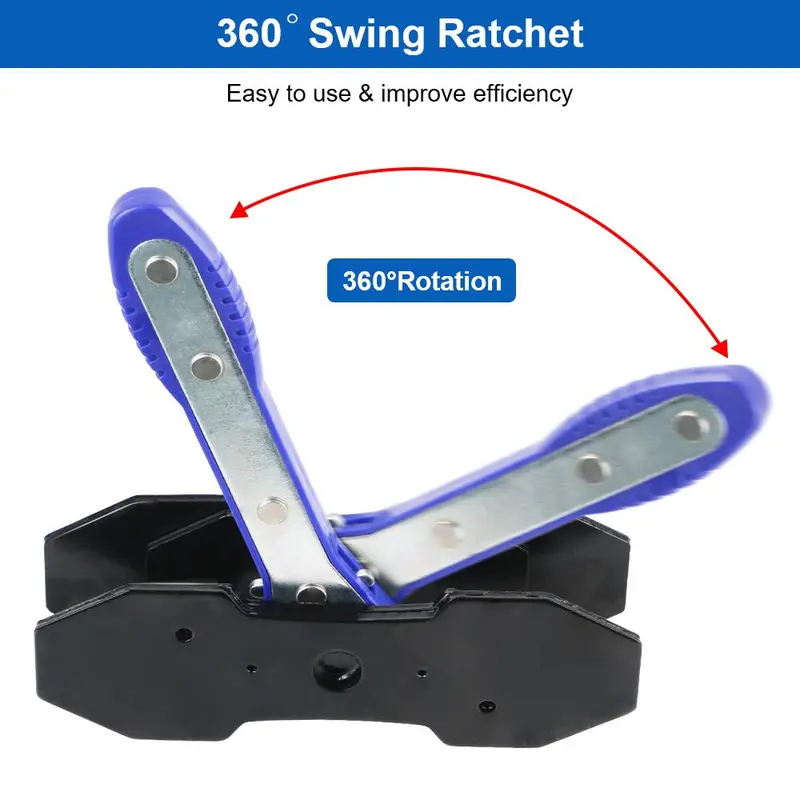 Car Disc Brake Caliper Ratchet Brake Cylinder Adjustment Tool, Durable and Reliable Convenient Universal Auto Repair Tool, Professional Car Repair Tool, Brake Parts, Mechanical Brake, Brake Lever, for Brake Plate Repair 7