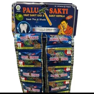 Obat Sakit Gigi Palu Sakti Bpom Isi 20 Bungkus 40 Kapsul