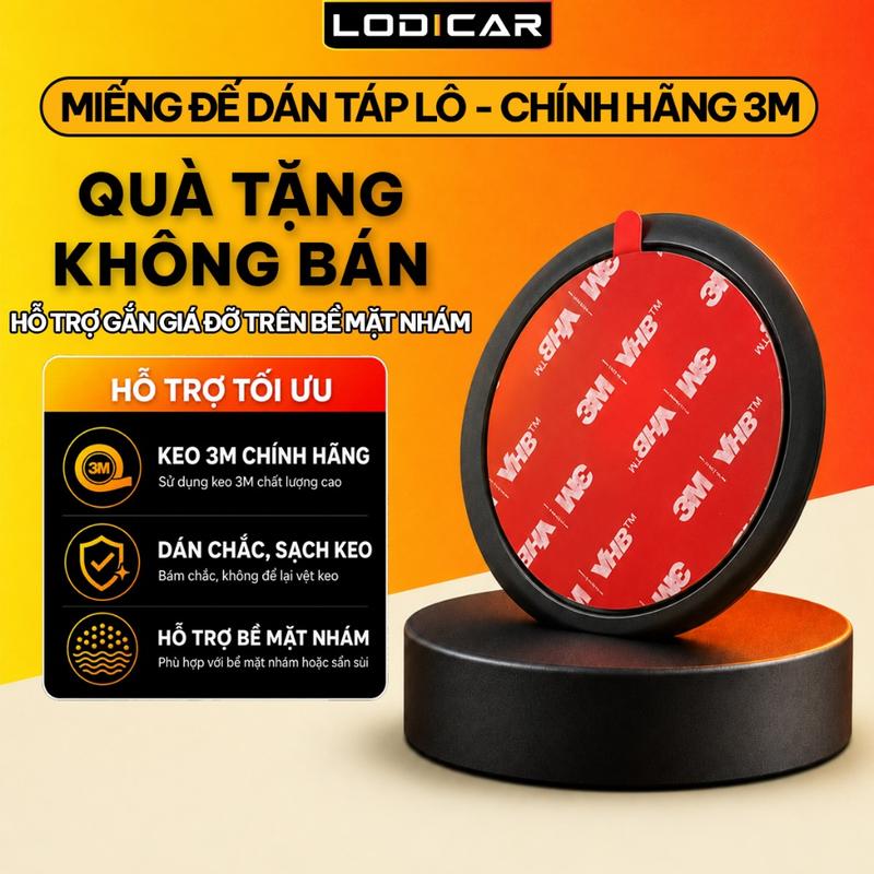 Miếng Đế Dán Táp Lô 3M Hỗ Trợ Sử Dụng Giá Đỡ Điện Thoại Ô Tô