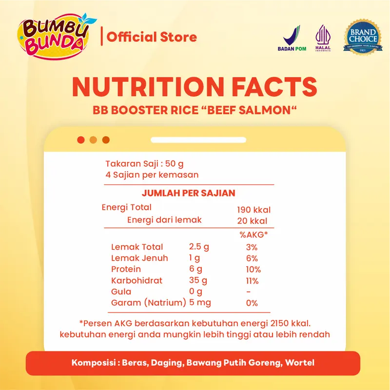 Bumbu Bunda Elia Beras Siap Masak 200 g 4