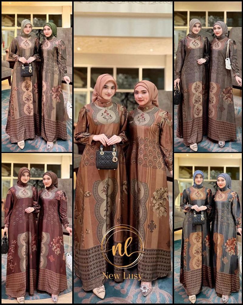 Product Introduction of Liliana dress vol 5* gamis new lusy terbaru Muslim Wanita 8