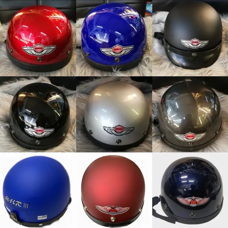Half Helmet Warna Helmet Mhr Helmet Mhr Blue Black Clearance
