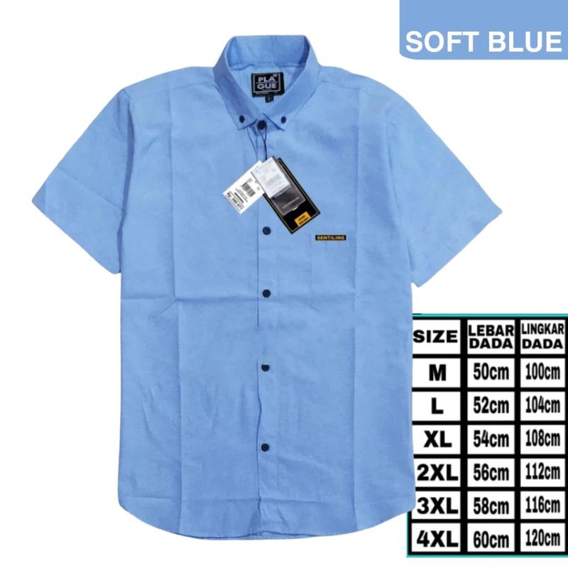 Product Introduction of kemeja pria lengan pendek 100ribu 5pcs kemeja polos lengan pendek dewasa slimfit Katun Casual unisex 2