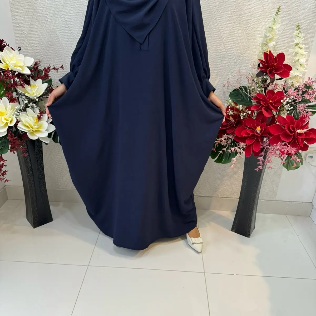 Humayrah Muslim Jubah - Fashion Modest Long Dress For Woman, Ironless,Can Fit Plus Size,Casual Loose