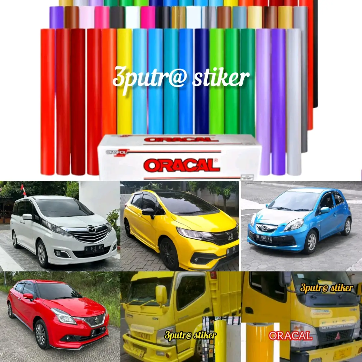 skotlet stiker mobil oracal warna glosi doff L 127cm