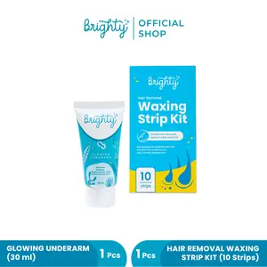 [ Live ATR ] Brighty Hair Removal Waxing Strip Kit X Glowing Underarm