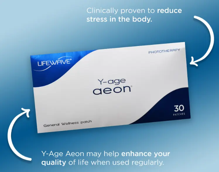 The LifeWave Y-Age Aeon patch is a topical phototherapy patch that