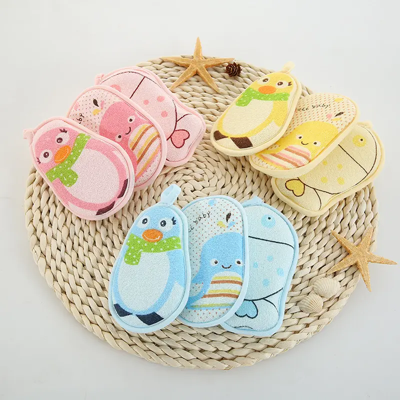 Baby Bath Sponge Infant Cute Kid Newborn Infant Shower Product Rub Towel Ball Soft Powder Puff