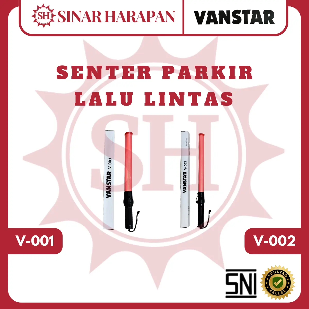 Senter Parkir Lalu Lintas Vanstar  / Lampu Parkir / Lampu Lalu Lintas / Lampu Lalin / Senter Lalin