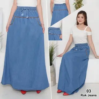 Rok Jeans Model A Dewasa Remaja 0