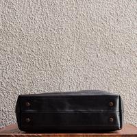 Gambar Slim Leather Tote Ash Waxed Twill dari Letsdothis Indonesia Kota Depok 4 Tokopedia