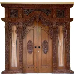 GEBYOK UKIR KAYU JATI JEPARA Gebyok Pintu Partisi Kayu Jati Furniture Mebel Grade S