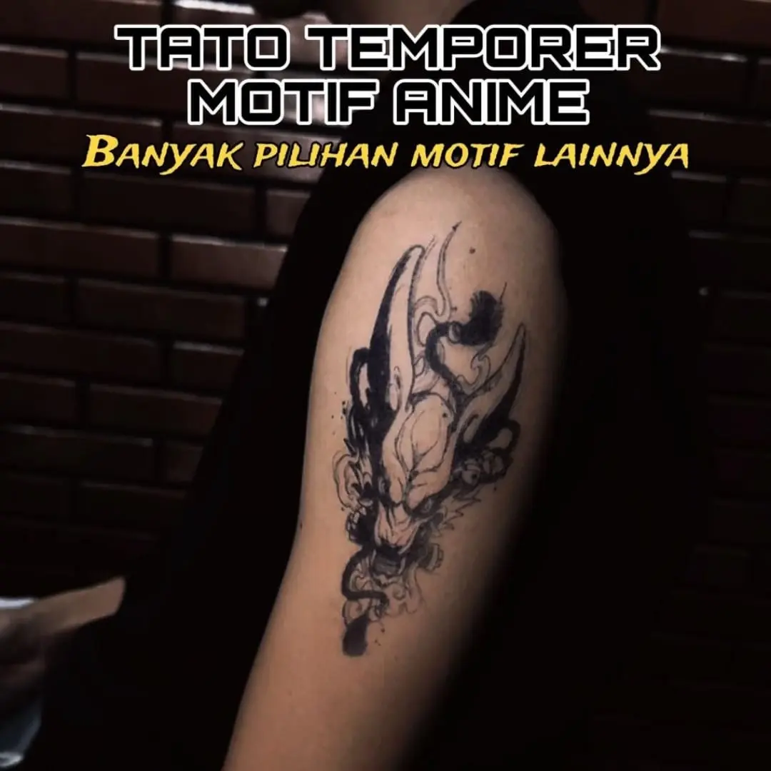 Tatomaniagaleri-Tato Motif Anima / Tato temporer seri Anima / Tato semi permanent