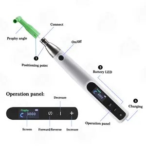 Hot Sale Electric Polishing Machine Adjustable Dental Cordless Hygiene Prophy Handpiece