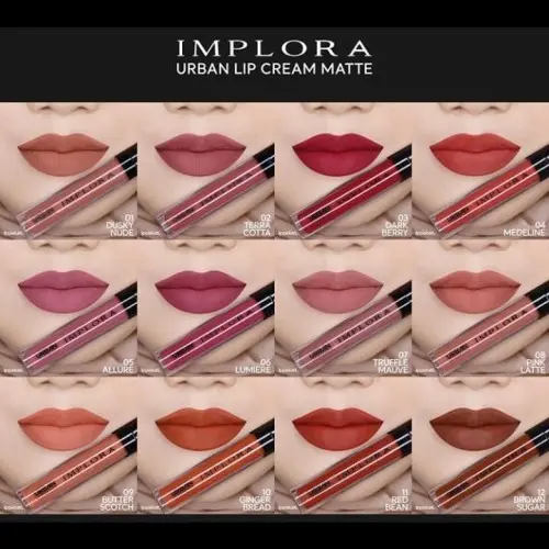 IMPLORA BPOM Urban Lip Cream Matte