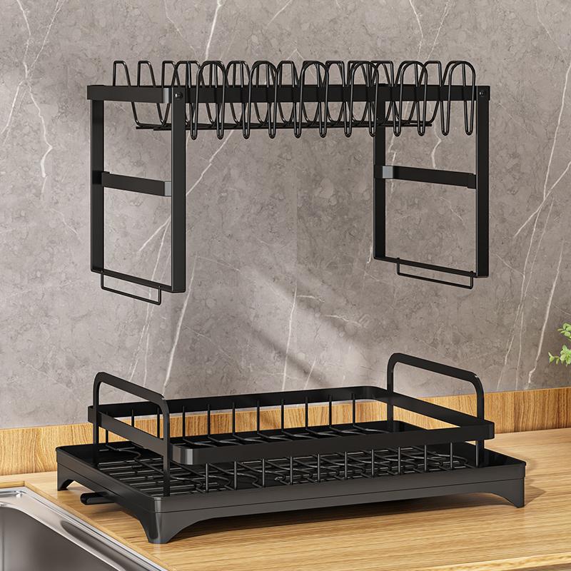 Product Introduction of 🇸🇬 Nordic Kitchen Drying Dish rack / Minimalist Organizer  Furniture / BTO / HOME/ REVAMP Metal Steel 15