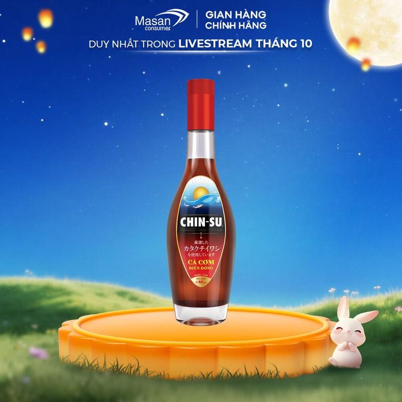 Nước mắm CHIN-SU Cá Cơm Biển Đông khẩu vị đang bán tại Nhật Bản