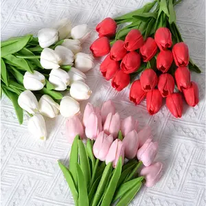 BUNGA TULIP Bunga Plastik Imitasi | Bunga Asli Imitasi | Bunga Tulip | Bunga Palsu Dekorasi Rumah Harga Pertangkai