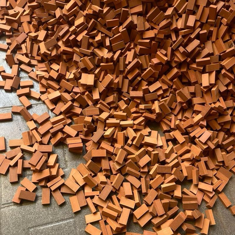 100viên- Gạch thẻ mini 20*10*10 gạch đất sét nung xây mô hình tiểu cảnh