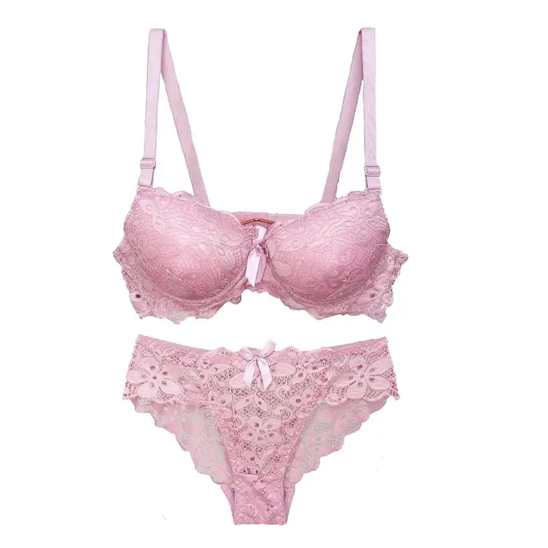 Celana pengantin Bra Set/COD.dalaman wanita terbaru impor Quality,busa renda premium, Bh Setelan Motif Lingerie pakaian spandeks winered set pakaian dalam sutra silver daleman 5