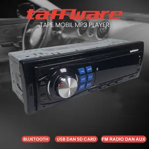 Tape Mobil Audio MP3 Player Bluetooth Wireless ISO Plug - Black