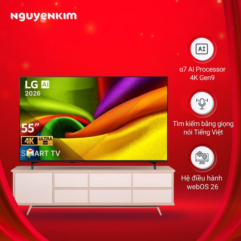 Smart Tivi AI LG 4K 55 inch 55NU855BPSA