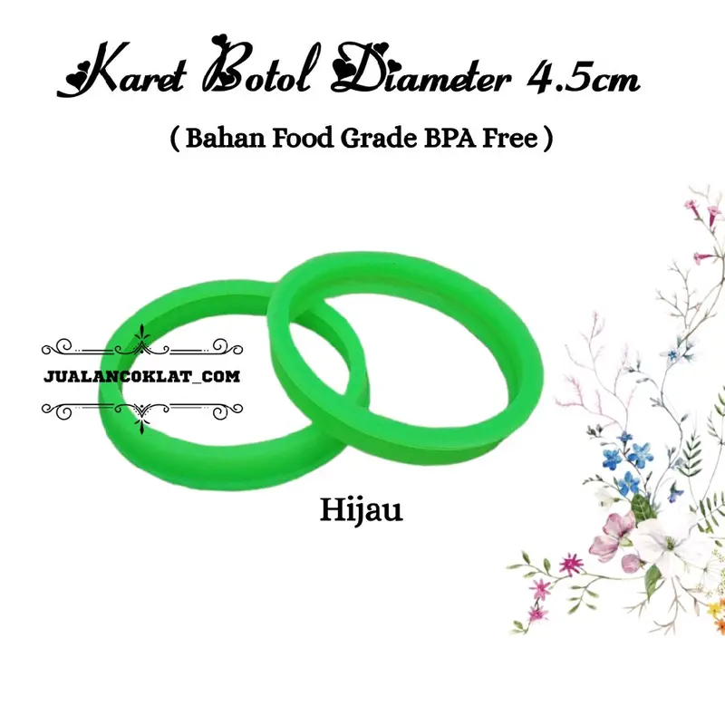 Karet Botol Minum Bioglass Mini 500ml & 600ml ukuran diameter 4,5cm 4