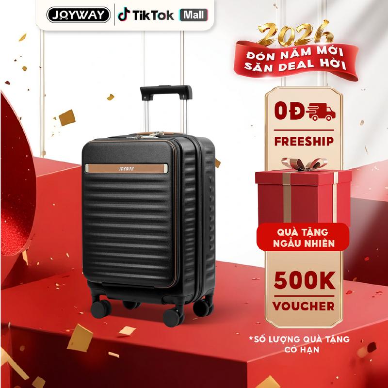  Vali Thương Gia JOYWAY TROP002 Size 20 Có ngăn đựng laptop Chất liệu ABS + PC nguyên sinh Bánh xe kép xoay 360 độ Bảo hành phụ kiện trọn đời 