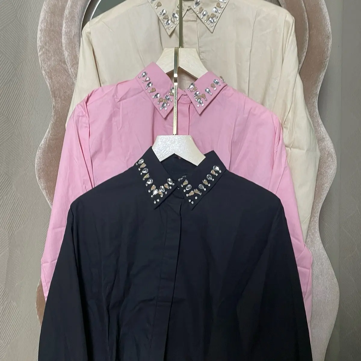Prilly kemeja crop katun viral Baju Formal