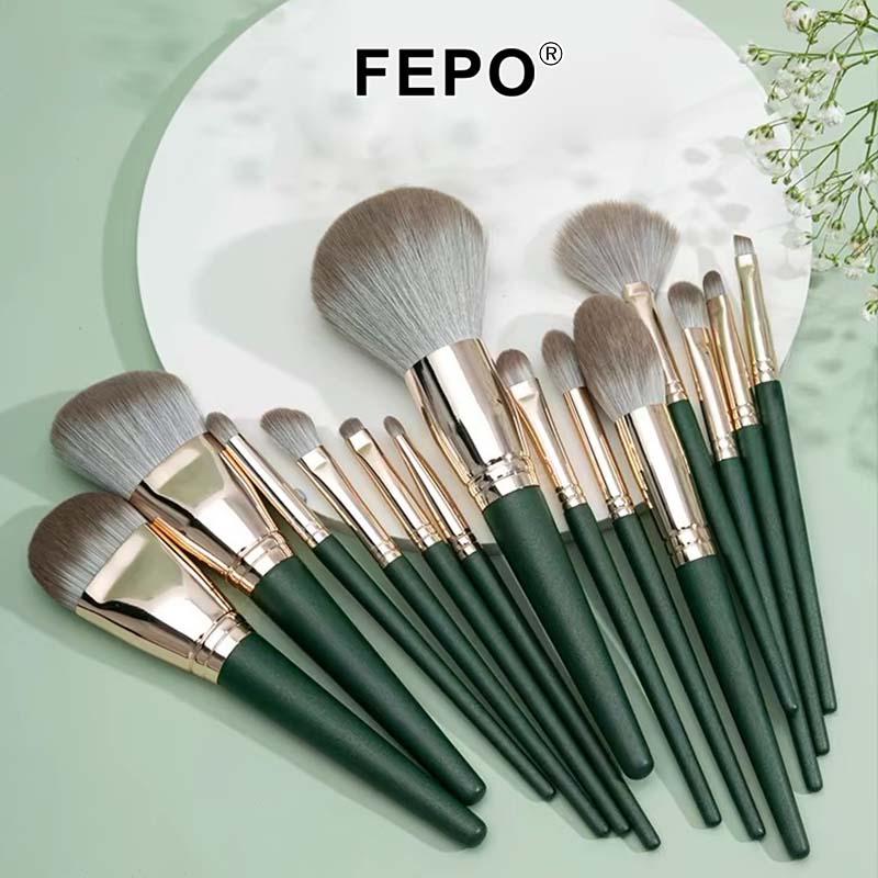 FEPO 14 Chiếc Bộ Cọ Trang Điểm Điểm Bàn Chải Mắt Cọ má hồng Bàn Chải Kem Nền Bàn Chải Che Khuyết Điểm Bàn Chải Phấn Mắt Bàn Chải Trang Điểm