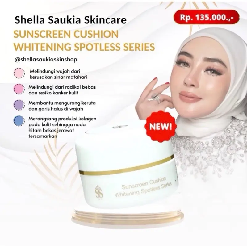 Suncu shellasaukia /suncreen cushion whitening shellasaukia
