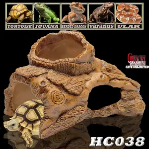 HC038 HIDINGCAVE ULAR CORNSNAKE GOA RUMAH TEMPAT SEMBUNYI BEARDED DRAGON TORTOISE KURA-KURA DARAT SULKATA REPTILE HIDDING CAVE PLACE SALVA BIAWAK VARANUS SAVMON KURA AIR TURTLE RES BRAZIL CST AST PERLENGKAPAN AKUARIUM KANDANG HEWAN
