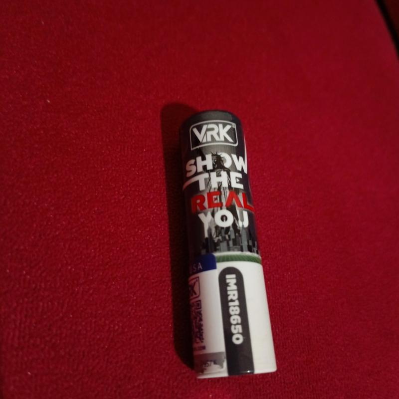 BATERAI 18650 VRK HITAM BLACK 3500MAH AUTHENTIC 1