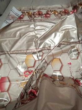 Product Review of Taplak meja gaya kontemporer kualitas tinggi hot stamping waterproof pvc taplak meja 3d heksagonal dan pola bunga from s**h 1