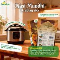 Gambar Beras basmati dan Bumbu Nasi Mandhi Instan siap masak nasi arab 350g instan komplit instant murah - Nasi Kebuli 350gr dari Lumion Food Kota Administrasi Jakarta Pusat 4 Tokopedia