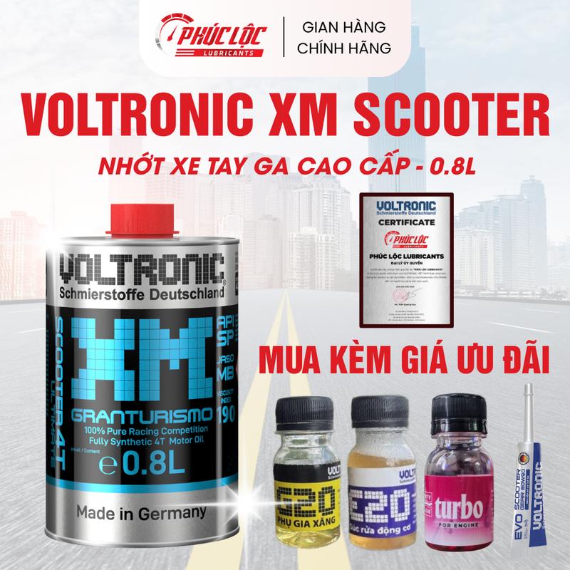  Dầu Nhớt Xe Tay Ga Voltronic XM Scooter Ultimate 0.8ml Chính Hãng Đức 