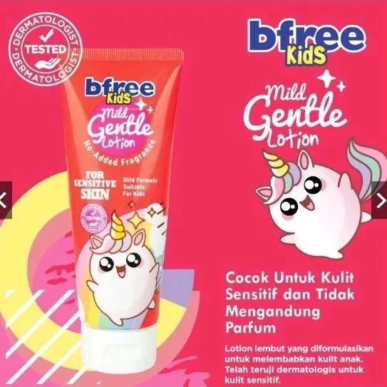 BFREE KIDS SUNSCREEN LOTION SPF 30+ / BFREE KIDS DAILY LOTION 100ML/ BFREE Sunscreen Anak/ BFREE Lotion Anak 6