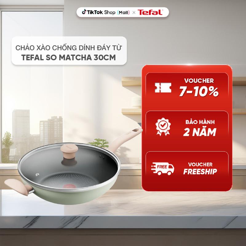 Chảo xào chống dính đáy từ Tefal So Matcha 30cm G1791695
