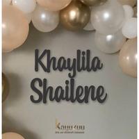 Gambar Kreasikayukuu Custom Tulisan Nama HARGA PER HURUF | Dekorasi Pesta dan Ulang Tahun Tasyakuran Aqiqah / Khitan Jasmine - T10, hitam dari kreasikayukuu Kab. Boyolali 2 Tokopedia