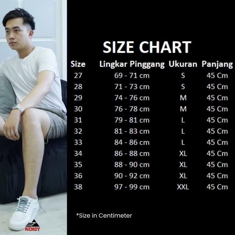 Product Introduction of CELANA KENDY PENDEK PRIA PINGGANG KARET 0