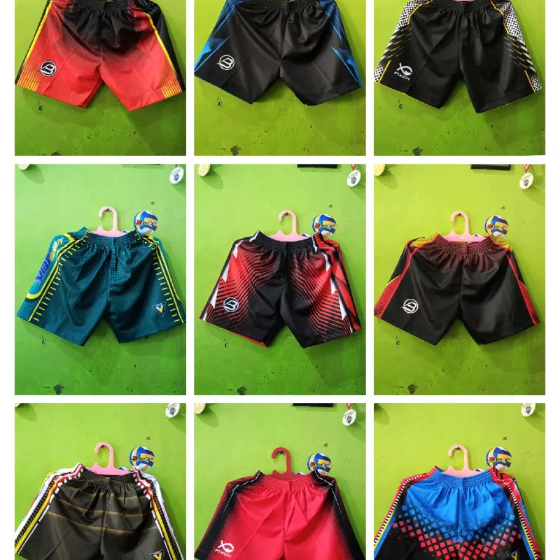 Celana Voli Full Printing Depan Belakang Size M - Bahan Lotto Nyaman untuk Olahraga - Sport 1