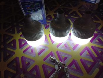 Product Review of MYQliving Portable Lights Bulb USB Rechargeable Light Camping Lamp Outdoor Lighting from S**o 0