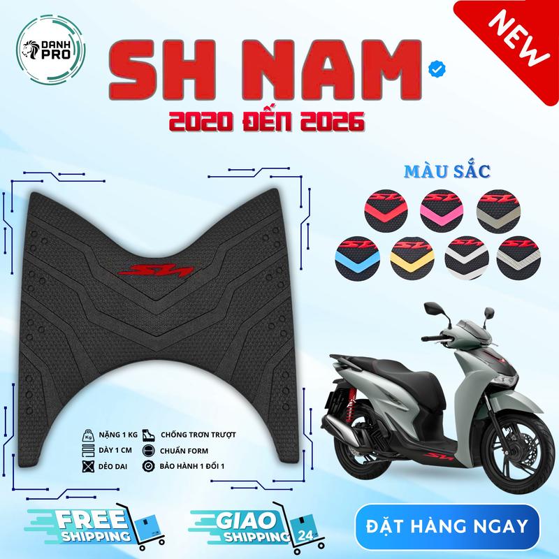  THẢM LÓT CHÂN XE SH Việt 125i 150i 160i đời  2020-2021-2022-2023-2024-2025-2026 kiểu zin dày dẻo Cao Cấp 